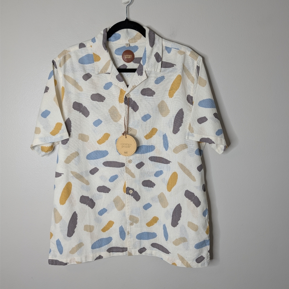 Common People Cotton Button Up Shirt
